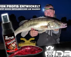 Wild Devil Baits Deadbait Color Booster Köderfisch Farbe Baitfish Paint Farbaroma Spray-Red-Garlic Futtermittel
