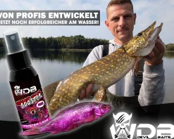 Wild Devil Baits Deadbait Color Booster Köderfisch Farbe Baitfish Paint Farbaroma Spray-Pink-Monster Crab Futtermittel