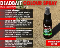 Wild Devil Baits Deadbait Color Booster Köderfisch Farbe Baitfish Paint Farbaroma Spray-Green-Makrele Futtermittel