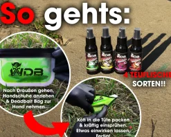 Wild Devil Baits Deadbait Color Booster Köderfisch Farbe Baitfish Paint Farbaroma Spray-Green-Makrele Futtermittel