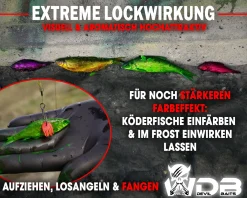 Wild Devil Baits Deadbait Color Booster Köderfisch Farbe Baitfish Paint Farbaroma Spray-Green-Makrele Futtermittel