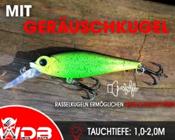 Wild Devil Baits Deep Shad Wobbler Deep Runner Hardbait Kunstköder Raubfisch Köder Angelköder Angelköder