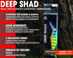 Wild Devil Baits Deep Shad Wobbler Deep Runner Hardbait Kunstköder Raubfisch Köder Angelköder Angelköder