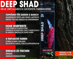 Wild Devil Baits Deep Shad Wobbler Deep Runner Hardbait Kunstköder Raubfisch Köder Angelköder Angelköder