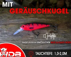 Wild Devil Baits Deep Shad Wobbler Deep Runner Hardbait Kunstköder Raubfisch Köder Angelköder Angelköder