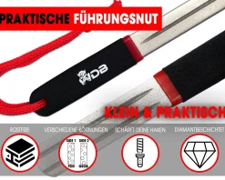 Wild Devil Baits Diamond Hook Sharpener Doppelseitiger Diamant Hakenschärfer Hakenfeile Angelhaken Schärfer  Werkzeug - Messer - Zubehör