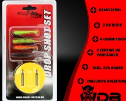 Wild Devil Baits Drop Shot Set Dropshot Monatage Ready2Fish Gummifische Barsch Sortimente