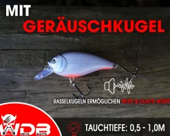 Wild Devil Baits Fat Crank Wobbler Hardbait Crankbait Kunstköder Raubfisch Köder Barsch Hecht Zander Wobbler