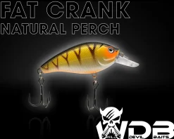 Wild Devil Baits Fat Crank Wobbler Hardbait Crankbait Kunstköder Raubfisch Köder Barsch Hecht Zander Wobbler