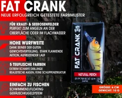 Wild Devil Baits Fat Crank Wobbler Hardbait Crankbait Kunstköder Raubfisch Köder Barsch Hecht Zander Wobbler