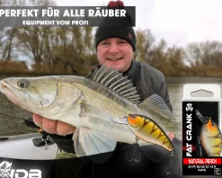Wild Devil Baits Fat Crank Wobbler Hardbait Crankbait Kunstköder Raubfisch Köder Barsch Hecht Zander Wobbler