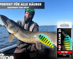 Wild Devil Baits Fat Crank Wobbler Hardbait Crankbait Kunstköder Raubfisch Köder Barsch Hecht Zander Wobbler