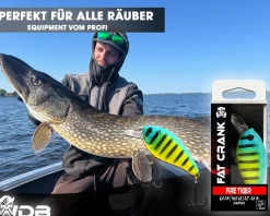 Wild Devil Baits Fat Crank Wobbler Hardbait Crankbait Kunstköder Raubfisch Köder Barsch Hecht Zander Wobbler