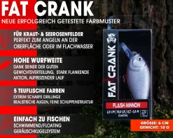 Wild Devil Baits Fat Crank Wobbler Hardbait Crankbait Kunstköder Raubfisch Köder Barsch Hecht Zander Wobbler