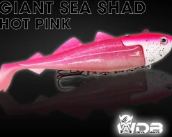 Wild Devil Baits Giant Sea Shad Dorsch Heilbutt Seelachs Köder Meeresangeln Angelköder