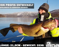 Wild Devil Baits Giant Sea Shad Dorsch Heilbutt Seelachs Köder Meeresangeln Angelköder