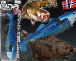 Wild Devil Baits Giant Sea Shad Dorsch Heilbutt Seelachs Köder Meeresangeln Angelköder