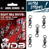Wild Devil Baits Giant Sea Swivel Meereswirbel Norwegen Kugellager Wirbel  Zielfische