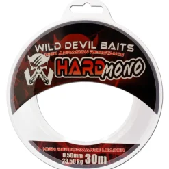 Wild Devil Baits Hard Mono 30m Vorfachmaterial Shock Leader  Angelschnur