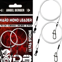Wild Devil Baits Hard Mono Leader Mono Vorfach Raubfischvorfach  Angelschnur