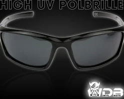 Wild Devil Baits High UV Polarisationsbrille Schwarz Polbrille Angelbrille Raubfischangeln Sonnenbrille Sun Glasses Polarisationsbrillen