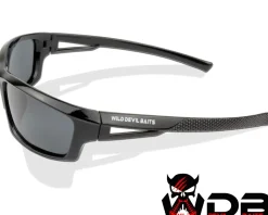 Wild Devil Baits High UV Polarisationsbrille Schwarz Polbrille Angelbrille Raubfischangeln Sonnenbrille Sun Glasses Polarisationsbrillen