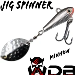 Wild Devil Baits Jig Spinner Spin Jig Bleikopfspinner Spoon Angelköder