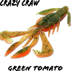 Wild Devil Baits Krebs Sortiment mit Box Crazy Craw mit Jighaken Crawler Set Angelköder