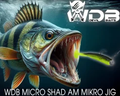 Wild Devil Baits Micro Shad Mix UL Mini Gummifisch Gummiköder Barsch Forelle Angelköder