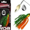 Wild Devil Baits Multi Tail Spinnerbait Spinner Bait Kunstköder Spin Jig Angelköder Barsch Hecht Zander-Fire Tiger Angelköder