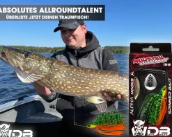 Wild Devil Baits Multi Tail Spinnerbait Spinner Bait Kunstköder Spin Jig Angelköder Barsch Hecht Zander Angelköder