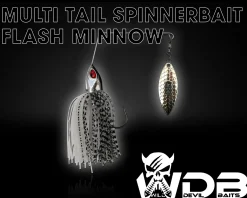 Wild Devil Baits Multi Tail Spinnerbait Spinner Bait Kunstköder Spin Jig Angelköder Barsch Hecht Zander Angelköder