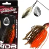 Wild Devil Baits Multi Tail Spinnerbait Spinner Bait Kunstköder Spin Jig Angelköder Barsch Hecht Zander-UV Perch Angelköder