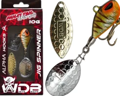Wild Devil Baits Multi Tail Spin Jig Bleikopfspinner Jig Spinner Kunstköder Wechselblätter Spinner