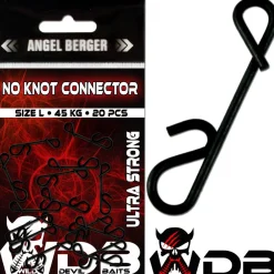 Wild Devil Baits No Knot Connector Knotenlos Verbinder Schnurverbinder Barschangeln
