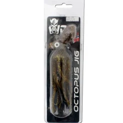 Wild Devil Baits Octopus Jig Brown Glitter Dorsch Heilbutt Seelachs Köder Pilker Meeresangeln  Angelköder