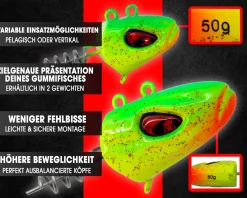 Wild Devil Baits Pela King Screw Head Screw Jig Pelagic Schraub Jighead Jigkopf mit Schraube Vertikal Angelköder