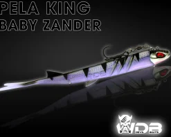 Wild Devil Baits Pela King Pelagic Köder Pelagisch Angeln Shad Kunstköder Vertikal Köder V Tail Gummifisch-Baby Zander Angelköder
