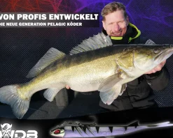 Wild Devil Baits Pela King Pelagic Köder Pelagisch Angeln Shad Kunstköder Vertikal Köder V Tail Gummifisch-Baby Zander Angelköder