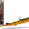 Wild Devil Baits Pela King Pelagic Köder Pelagisch Angeln Shad Kunstköder Vertikal Köder V Tail Gummifisch-UV Perch Angelköder