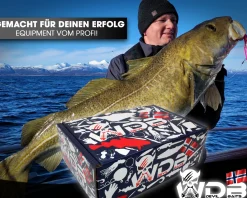 Wild Devil Baits Pro Meeres Monatsbox Angelköder Meeresangeln Promo Lure Box Norwegen Geschenk Meeresangler Angelköder