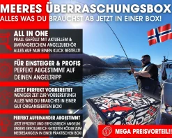 Wild Devil Baits Pro Meeres Monatsbox Angelköder Meeresangeln Promo Lure Box Norwegen Geschenk Meeresangler Angelköder