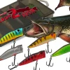 Wild Devil Baits Ready2Fish Wobbler Set Popper in Box Topwater Hardbaits für Hecht Zander Barsch Oberflächenköder mit Kunstköderbox Kunstköder Set Angelköder Angelköder