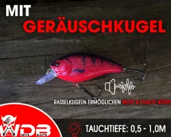Wild Devil Baits Ready2Fish Wobbler Set Fat Crank in Box Wobbler Hardbaits für Hecht Zander Barsch  Angelköder