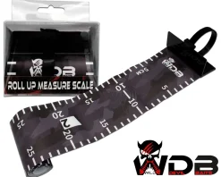 Wild Devil Baits Rollup Measure Scale Fish Ruler Fisch Maßband Measuring Mat zum Fisch Messen Angelzubehör