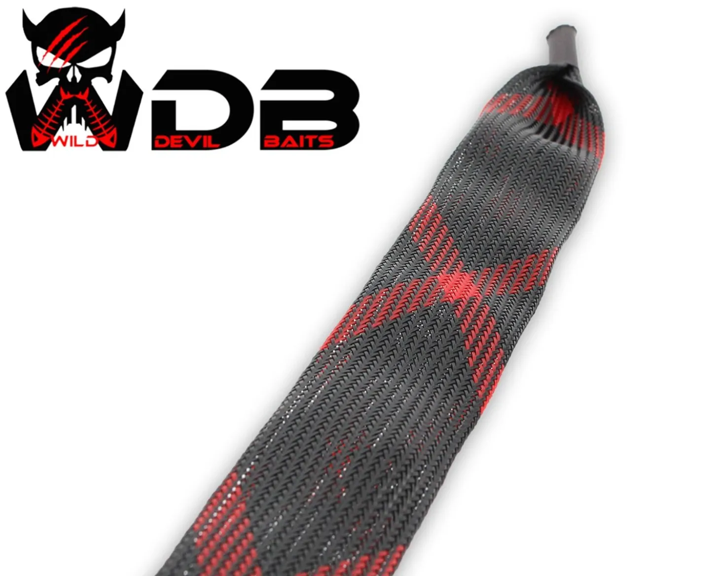 Wild Devil Baits Rutensocke Rutenschutz Cast & Spin Rod Guard Angelrutensocken Angelrutenhülle Schutzhülle für Angelrute Angelruten