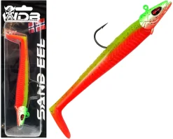 Wild Devil Baits Sand Eel Fire Tiger Sandaal Meeres Shad Gummifisch Angelköder