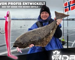 Wild Devil Baits Sand Eel Hot Pink Sandaal Meeres Shad Gummifisch Angelköder
