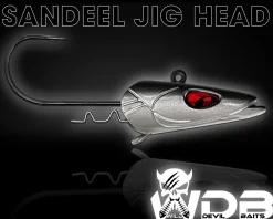 Wild Devil Baits Sandeel Jig Head Jighaken Sand Eel Jigkopf Jig Hook Bleikopf Meeresangeln Jighead Norwegen Angelköder