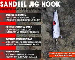 Wild Devil Baits Sandeel Jig Head Jighaken Sand Eel Jigkopf Jig Hook Bleikopf Meeresangeln Jighead Norwegen Angelköder
